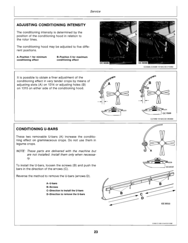 John Deere 1314 and 1315 Impeller Mower-Conditiones Operator Manual OMCC20406-3