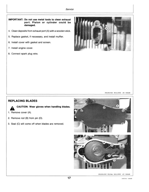 John Deere 172 Hedge Trimmer Operator Manual OMM79593 3