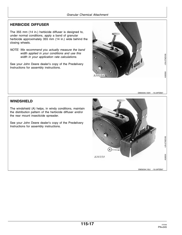 John Deere 1780 Front Fold MaxEmerge Plus Planter 16 Operator Manual OMA62495 3