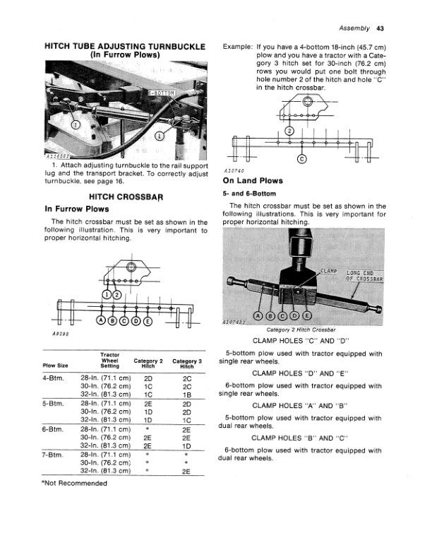 John Deere 2500 Power Reset Semi Integral Moldboard Plow Operator Manual OMA27348 3