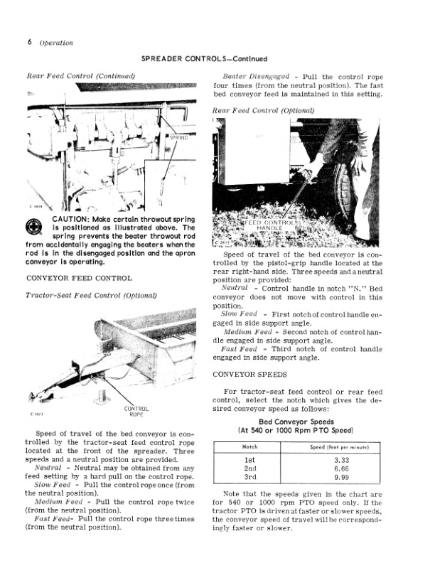 John Deere 33 SPREADER Operator Manual OMC18275-2