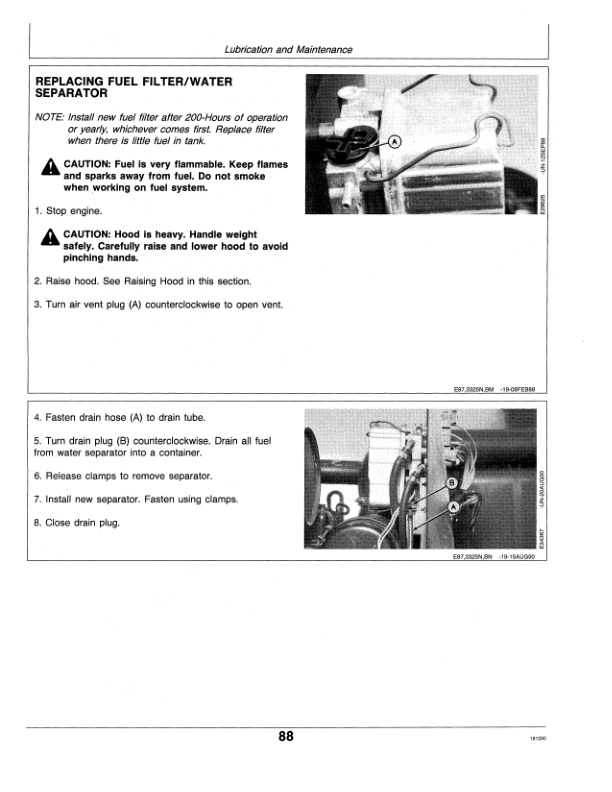 John Deere 3325 PROFESSIONAL TURF MOWER Operator Manual OMET17304-3