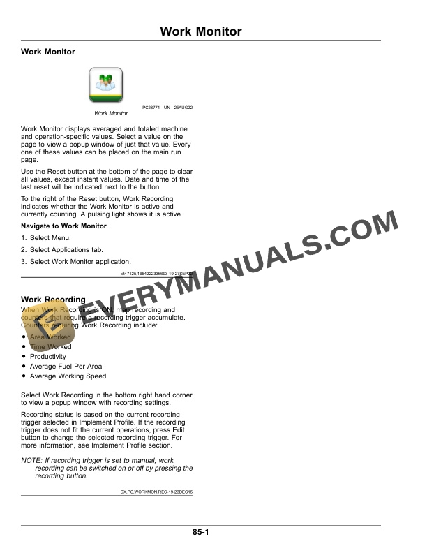 4240 Display John Deere 4240 Universal Display Operator Manual OMPFP23078