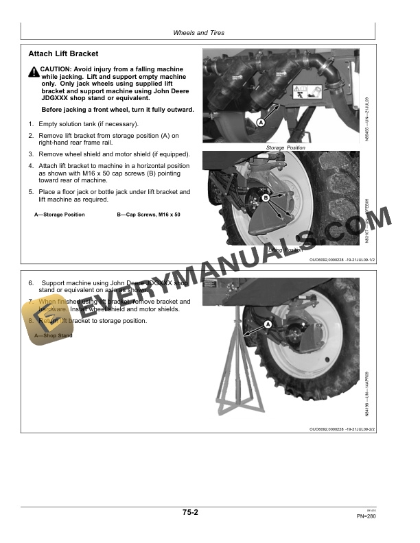 John Deere 4630 Self?Propelled Sprayer Operator Manual OMN319903