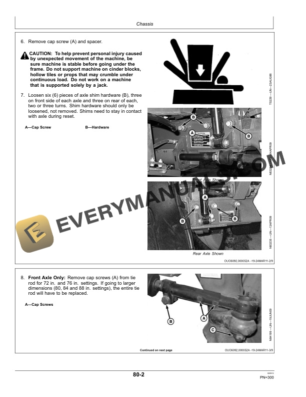 John Deere 4630 Self-Propelled Sprayer Operator Manual OMN409170
