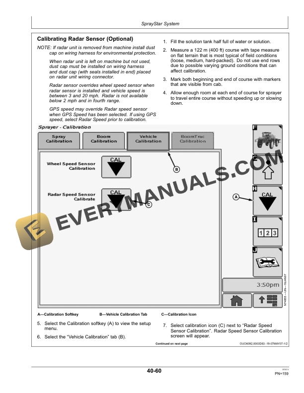 John Deere 4730 and 4830 SelfPropelled Sprayer Operator Manual OMN409350
