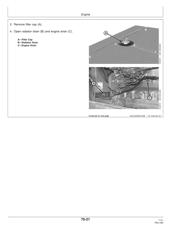 John Deere 4990 Self Propelled Windrower Operator Manual OME98902 3