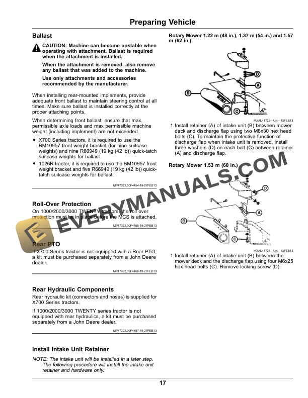Collection System Operator John Deere 580H and 580L Material Collection System Operator Manual ...