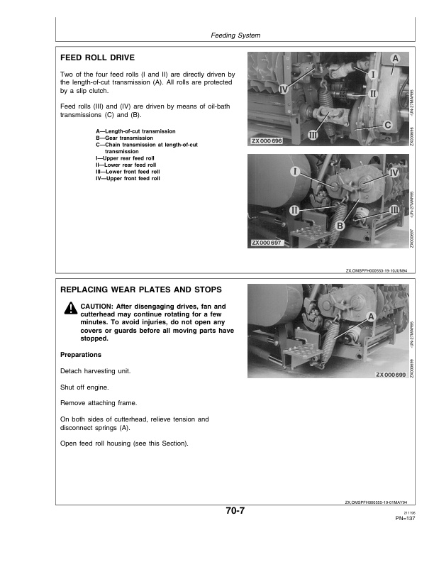 John Deere 6610, 6710, 6810 and 6910 Self-Propelled Forage Harvesters Operator Manual OMZ92344-2
