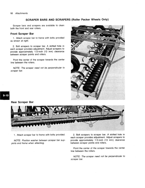John Deere 950 SERIES ROLLER HARROWS Operator Manual OMA41405-2