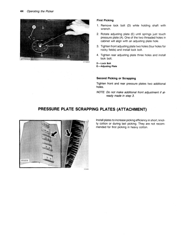 John Deere 9940 COTTON PICKER Operator Manual OMN159568-2