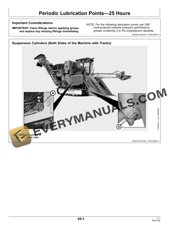 John Deere AutoTrac Ready 3520 and 3522 Sugar Cane Harvesters Operator