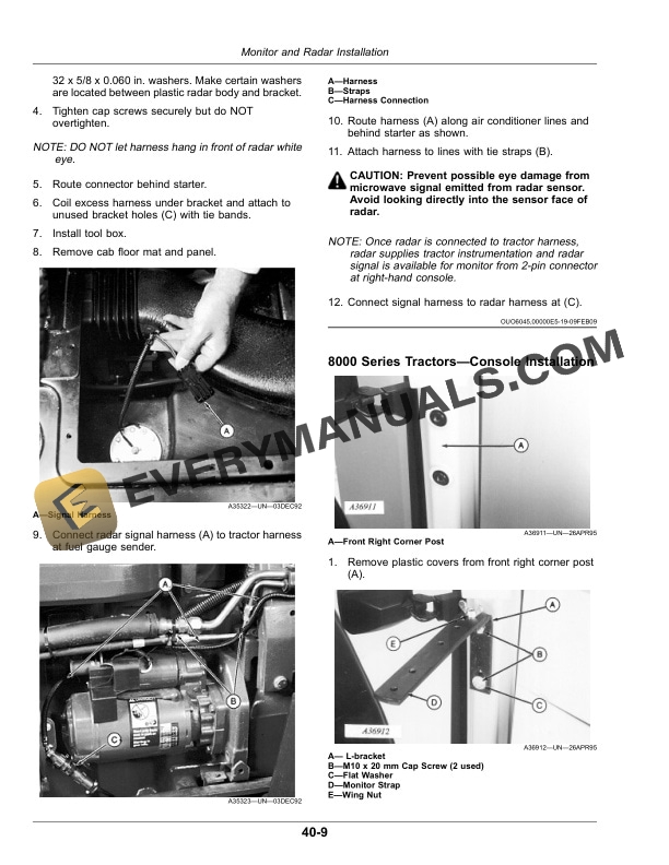 John Deere ComputerTrak 350 Monitors Operator Manual OMA88446