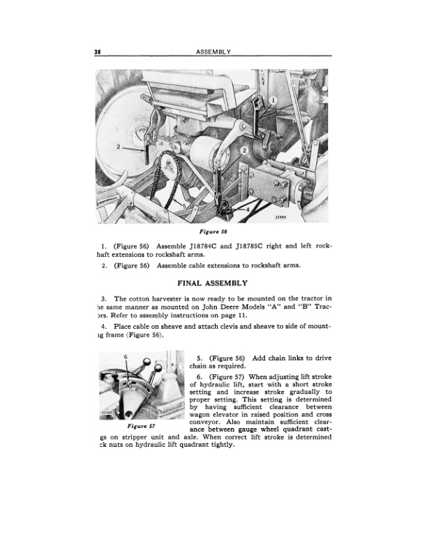 John Deere NO. 15 COTTON HARVESTERS Operator Manual OMC15652-2
