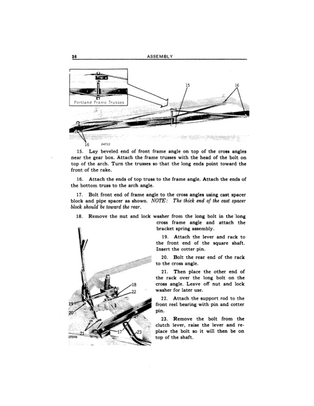 John Deere NO. 594 SIDE DELIVERY RAKE Operator Manual OME7758-3