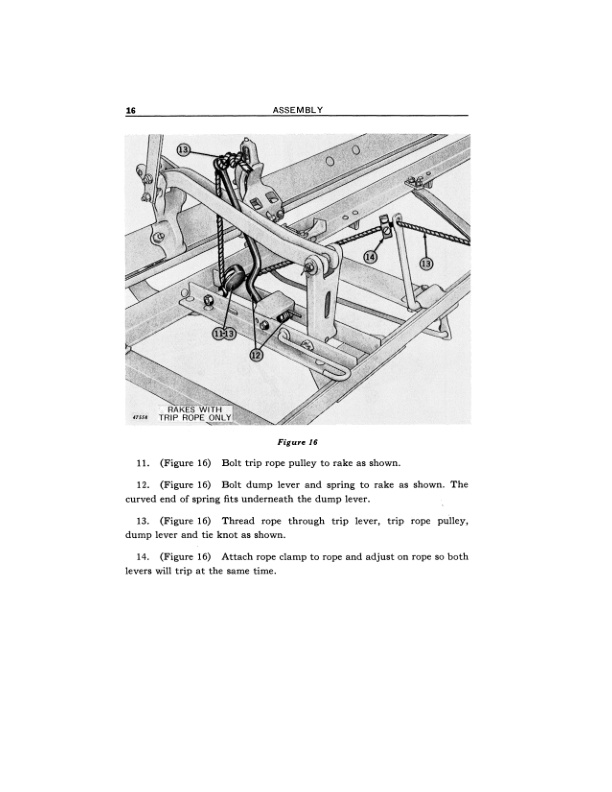 John Deere SULKY RAKE Operator Manual OME16319E-3