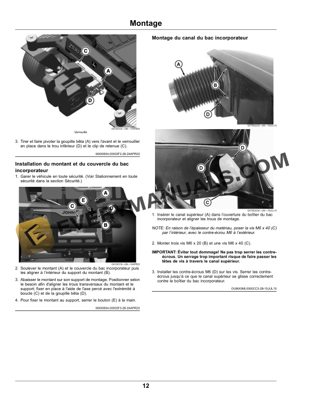Collection System Operator John Deere ZTrak Mowers Rear Material Collection System Operator Manual ...