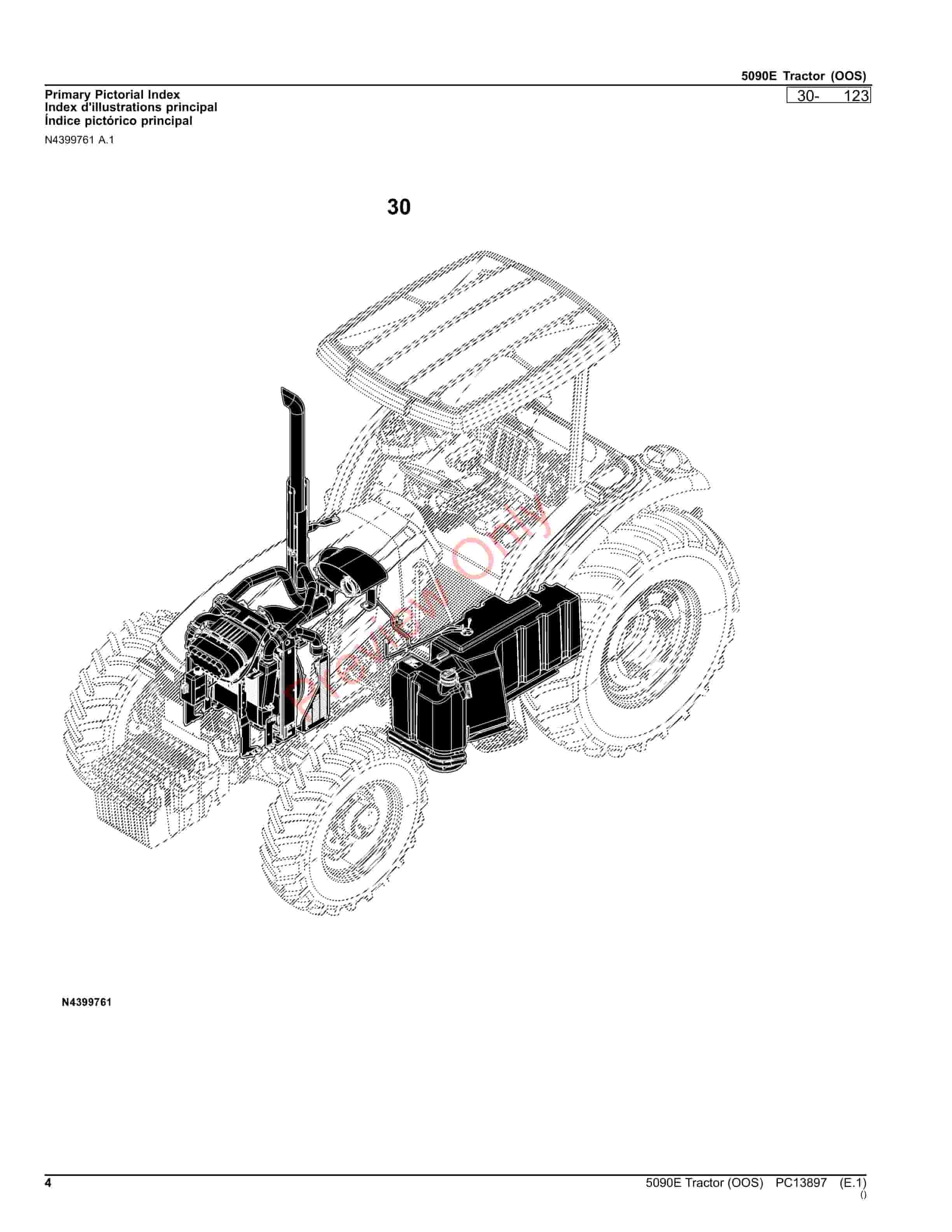 John Deere 5090E Tractor (OOS) Parts Catalog PC13897 07NOV23-4