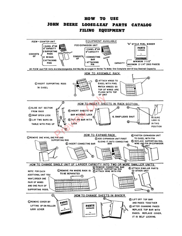 John Deere 6 Combine And Attachments Parts Catalog CAT57H 15JUL45 2