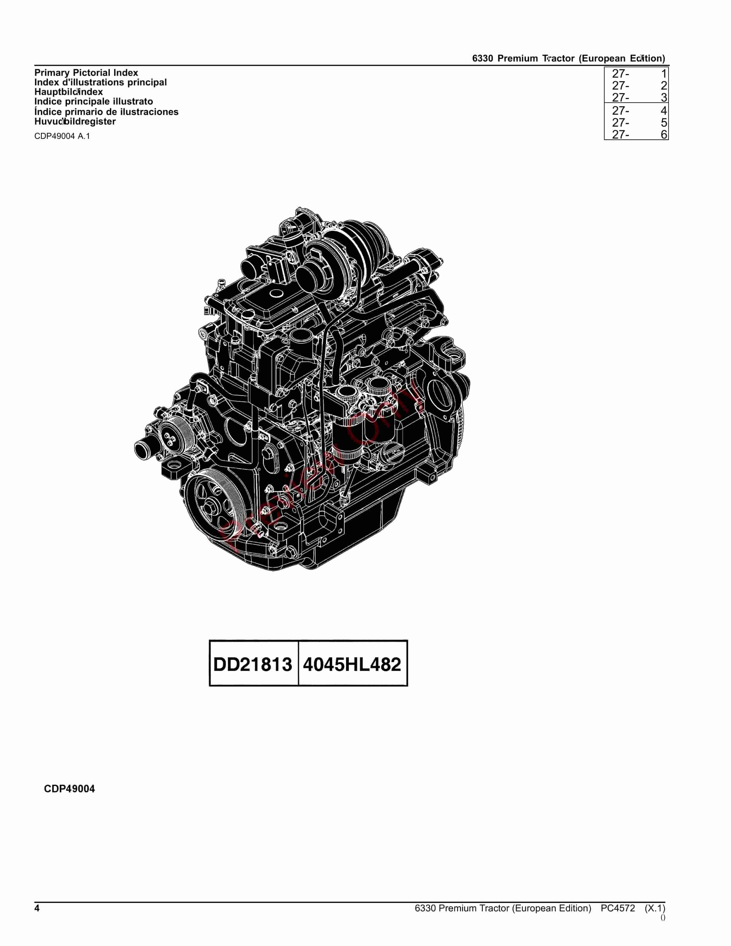 John Deere 6330 Premium Tractor Parts Catalog PC4572 28OCT23-4