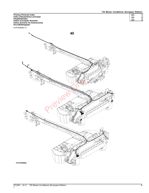 John Deere 735 Mower Conditioner Parts Catalog PC3261 08AUG23-3