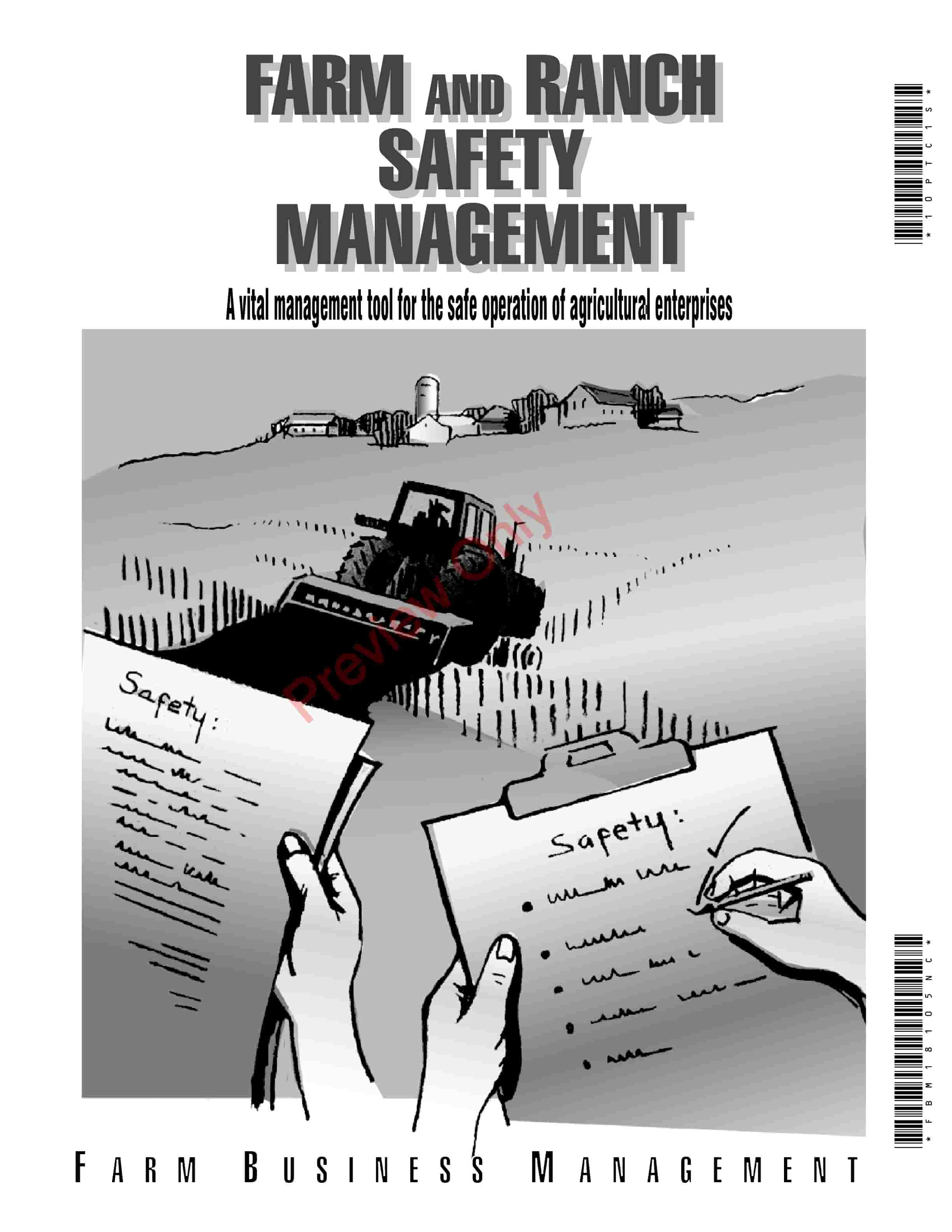 John Deere FOSFMO Farm and Ranch Safety Management – Textbook Farm Business Management FBM18105NC 16JAN09-1