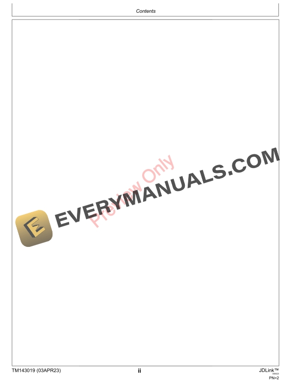 John Deere JDLink Modem 4G Technical Manual TM143019 03APR23