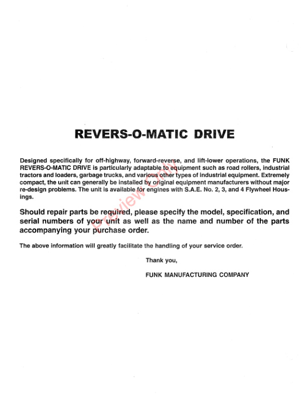 John Deere RC Series Parts Manual 4005054 01DEC97 2