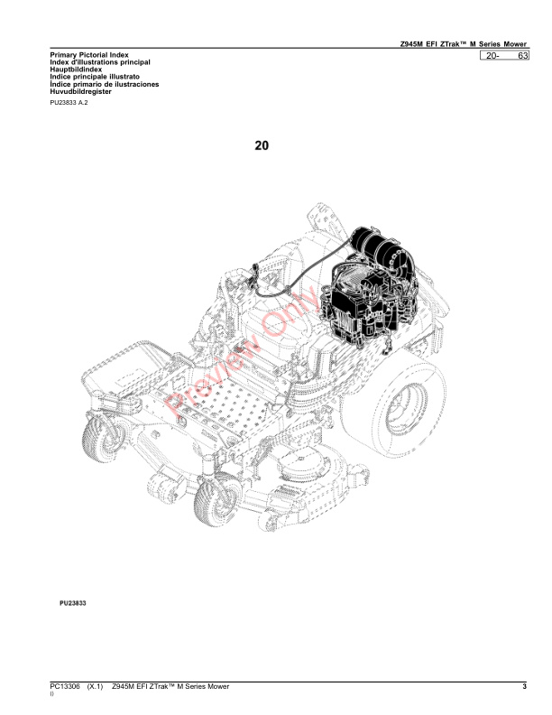 John Deere Z945M EFI ZTrak M Series Mower Parts Catalog PC13306 06OCT23-3