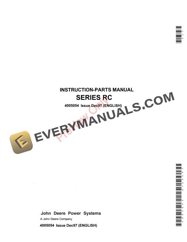 John Deere Z325E ZTrak Mower Parts Catalog PC16404 17SEP23 PDF