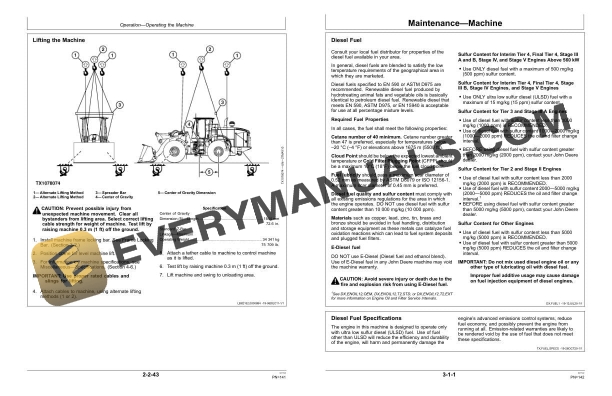 John Deere 844k Series Ii 4wd Loader Operator Manual Omt260592 